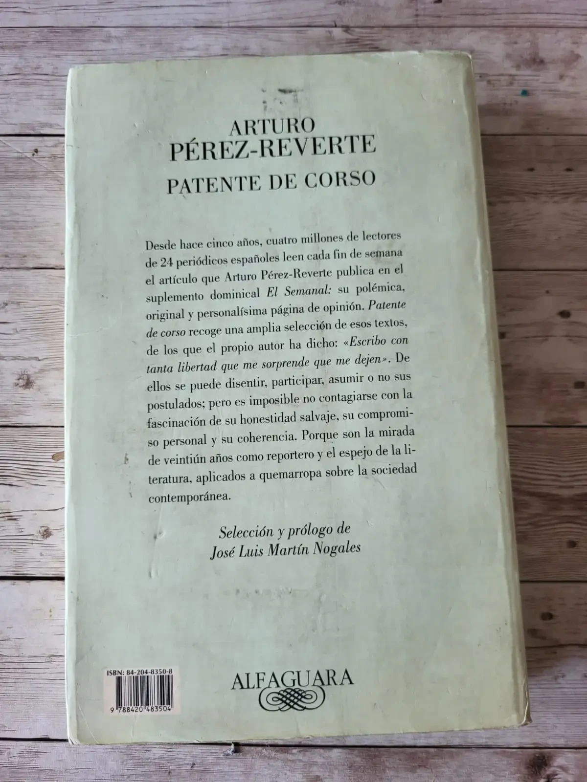 Patente de corso / Arturo Pérez-Reverte /Politica  2