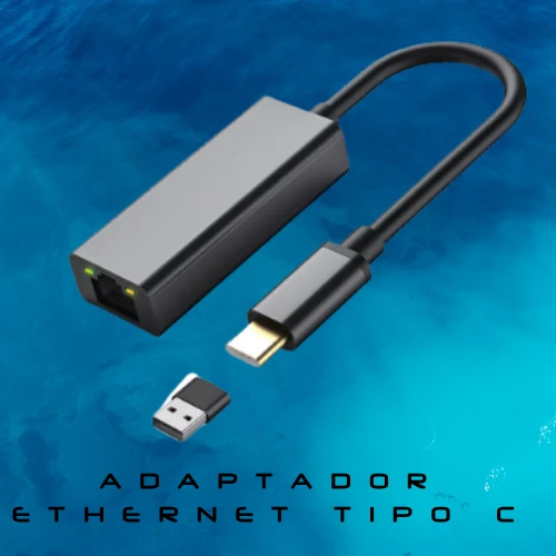 Adaptador Ethernet Tipo C a RJ45 1000 Mbps USB C LAN Gigabit