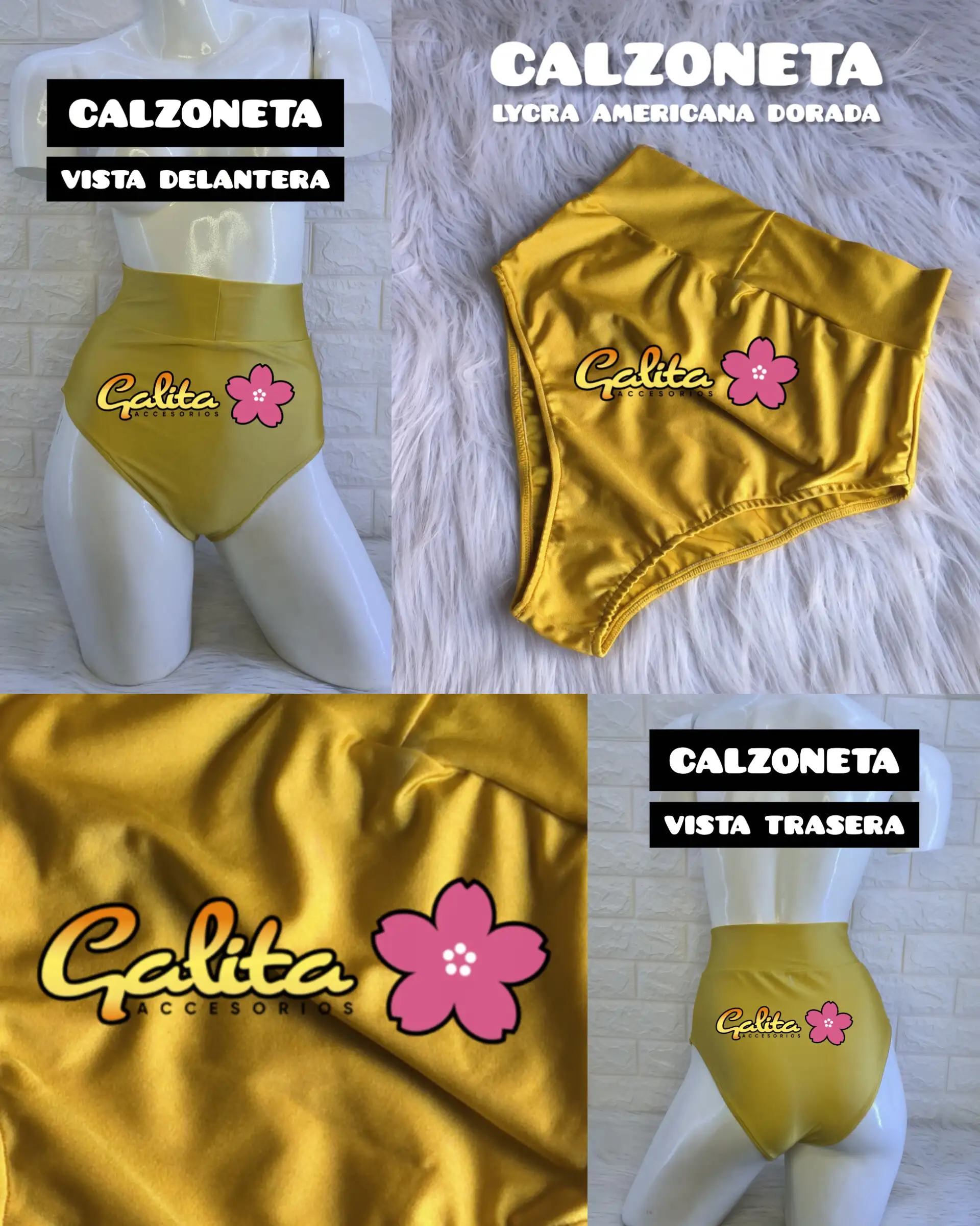 Lycra Dorada - Talla S 2