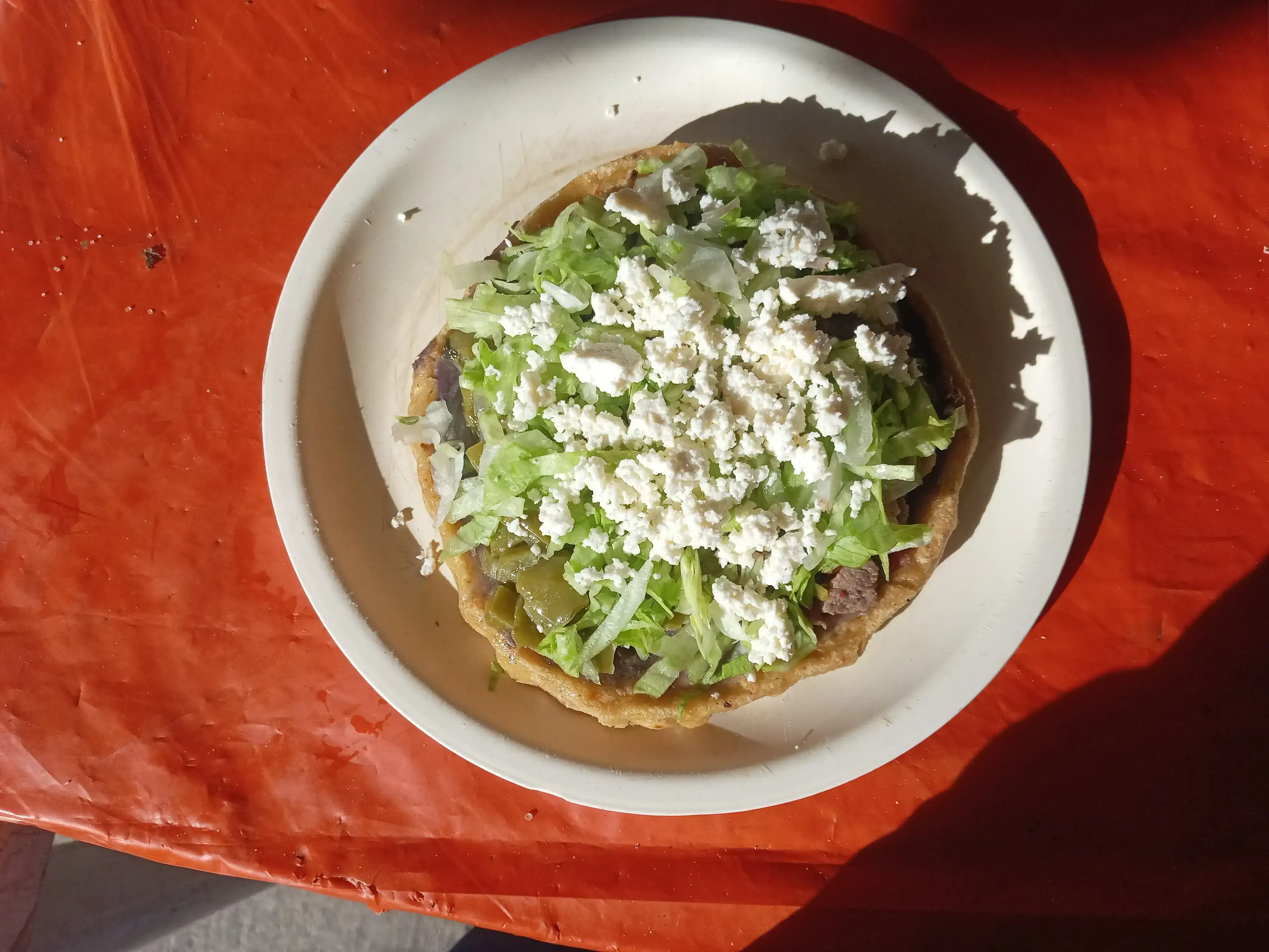 Migada de frigoles con queso 