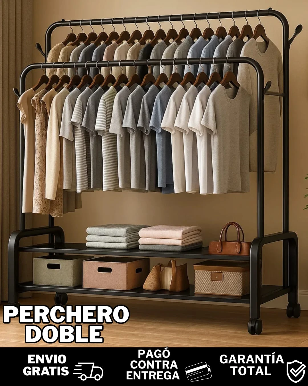 PERCHERO DOBLE  2