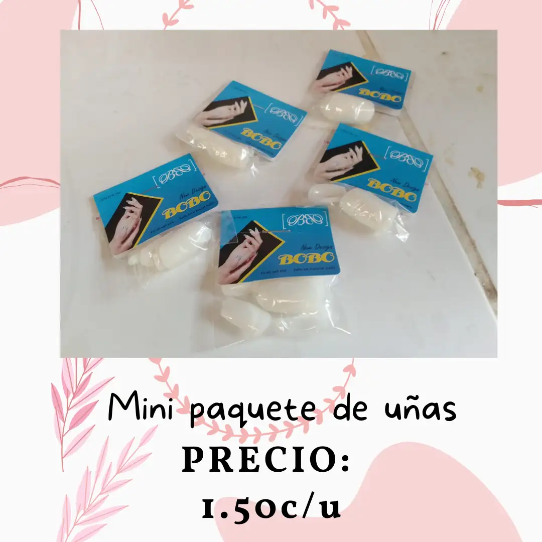 Mini paquete de uñas
