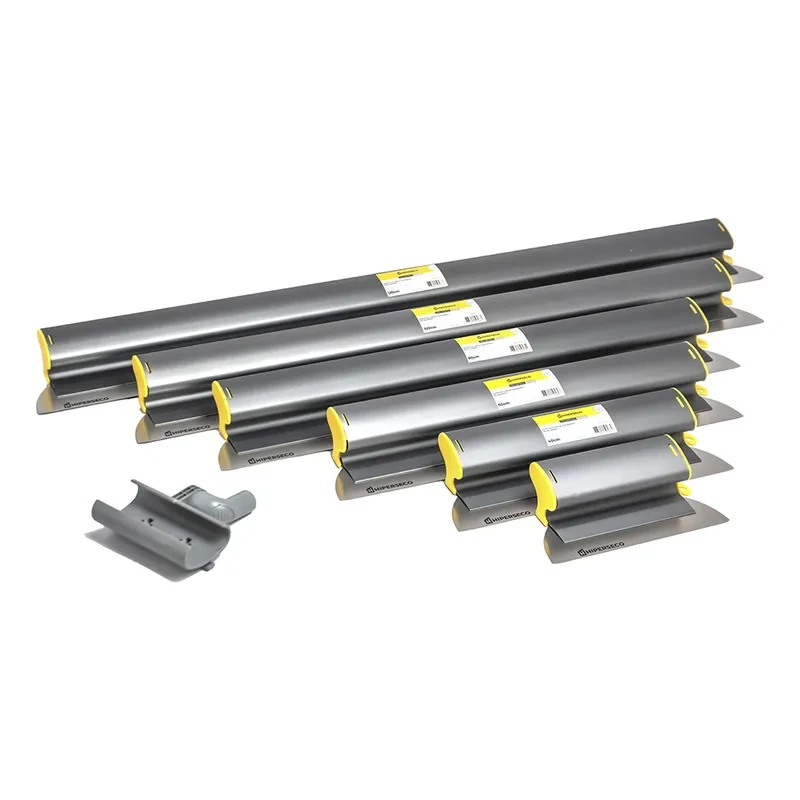 Kit Premium Espátulas Llanas Hiperseco Aluminio 7