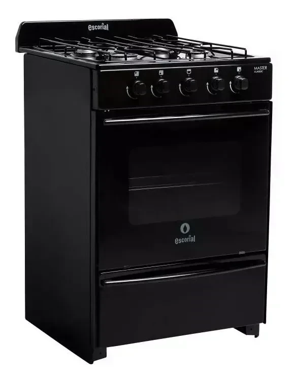 COCINA MASTER CLASSIC NEGRA A GAS NATURAL  2