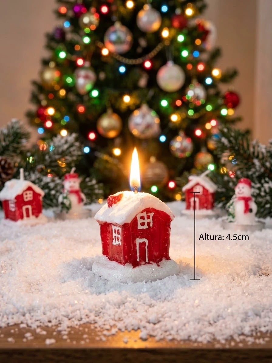 Paquete de 3 velas navideñas  3