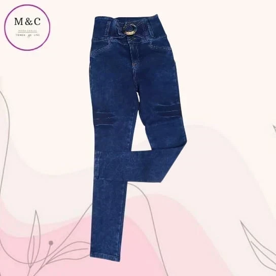 Pantalon Talla 5 mezclilla  4