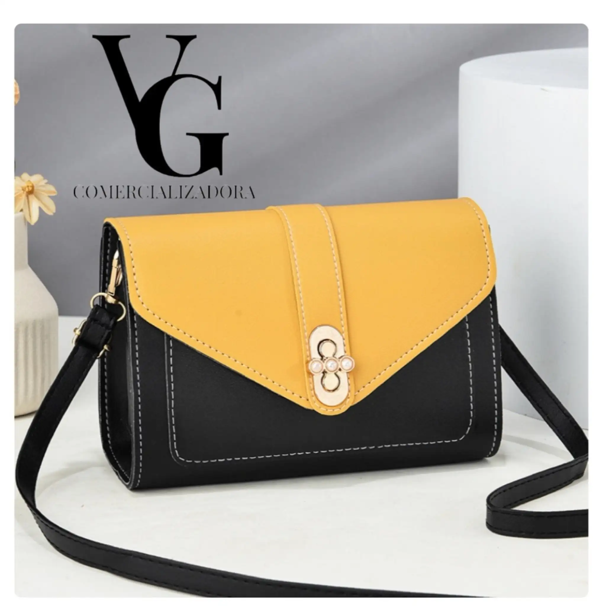 Cartera olenka amarillo