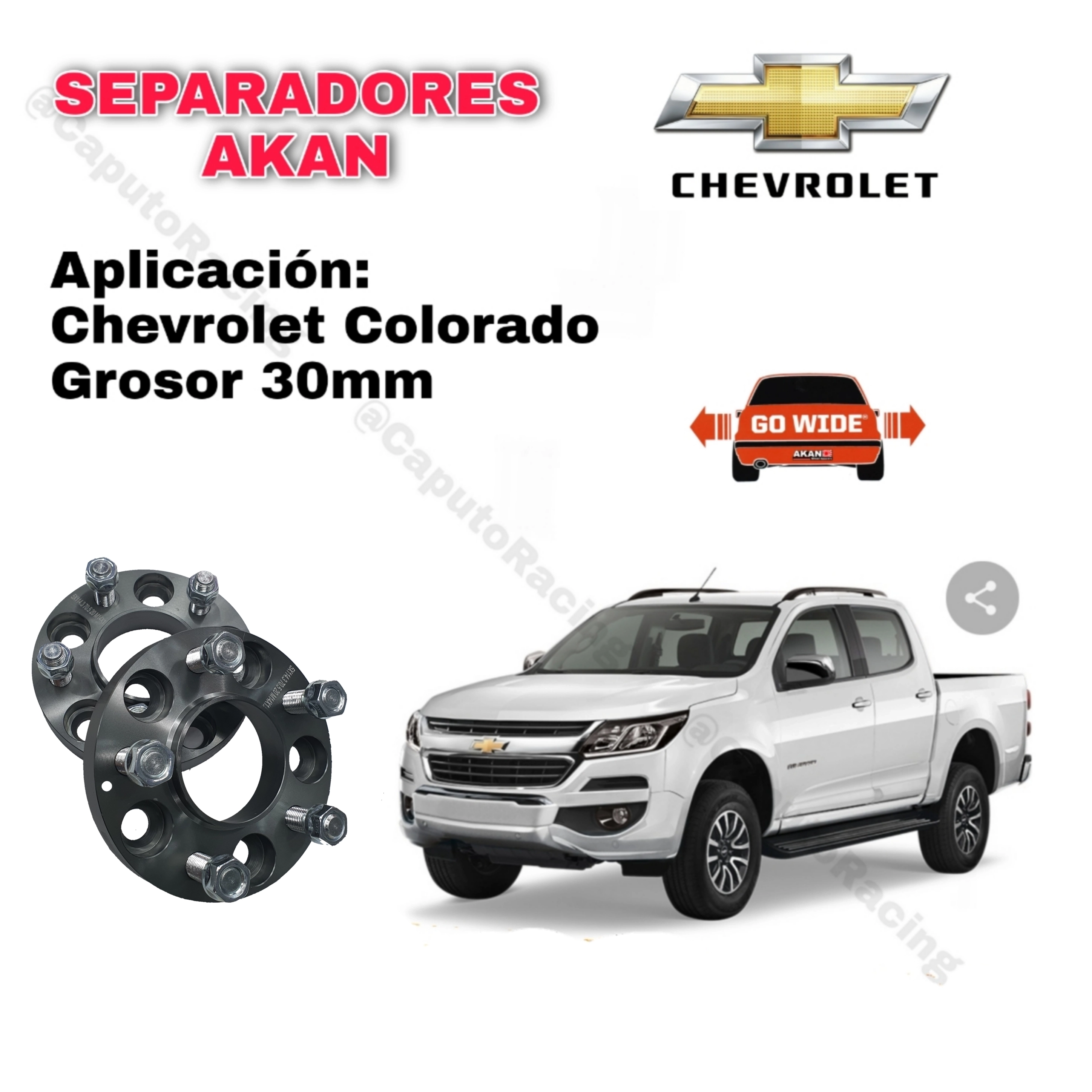 SEPARADORES CHEVROLET COLORADO