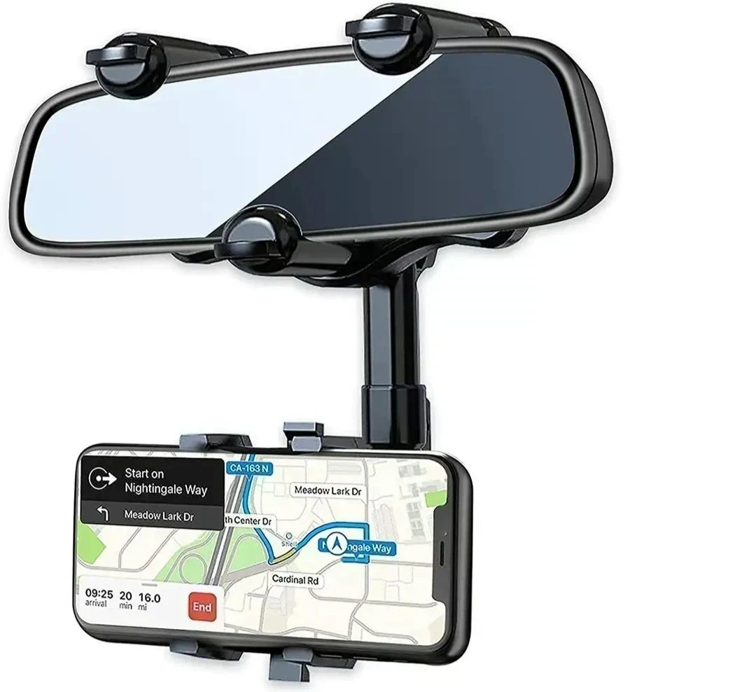 SOPORTE DE CELULAR PARA RETROVISOR DE CARRO 3