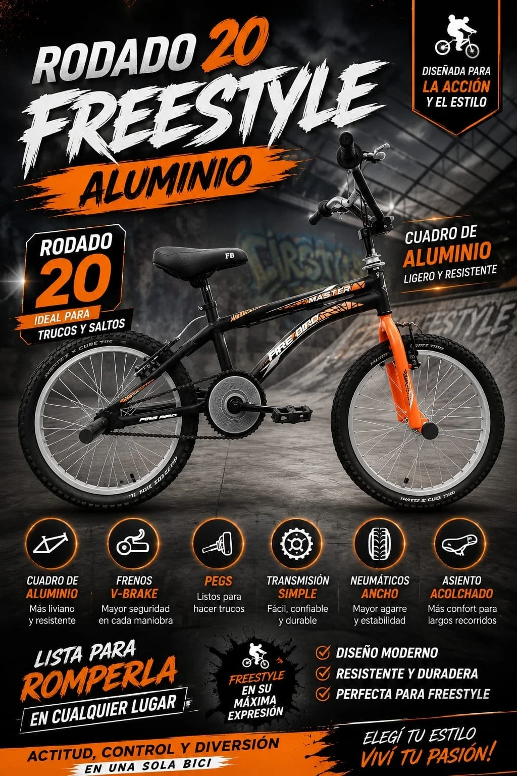 Bicicleta Firebird R20 Aluminio