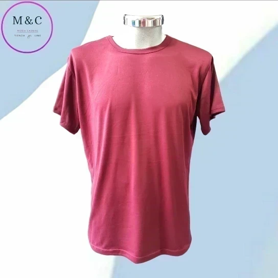 Playera lisa XL colores manga corta 3