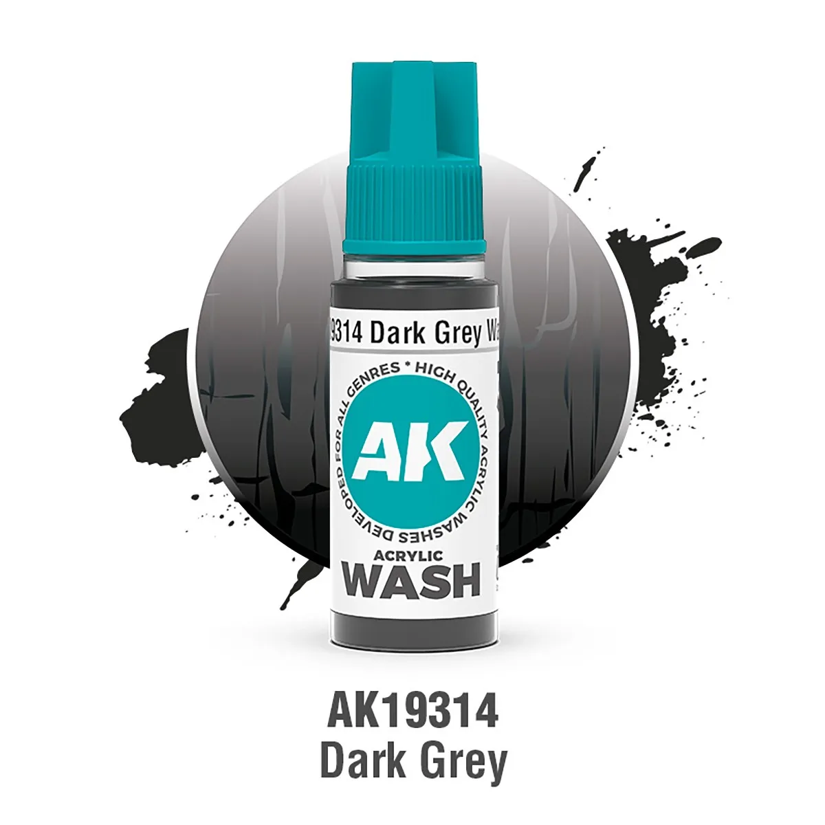 DARK GREY – ACRYLIC WASH - AK19314 