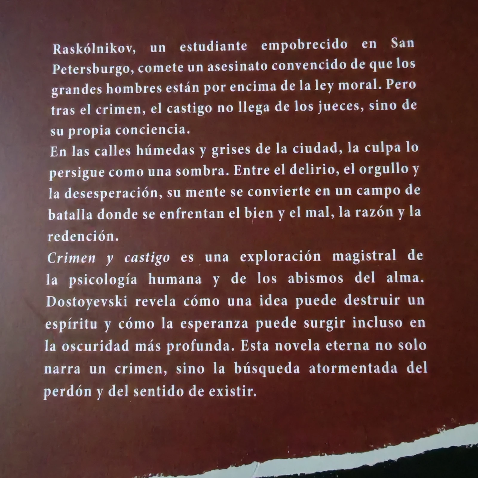 Crimen y castigo, Fiodor Dostoyevski nuevo  4