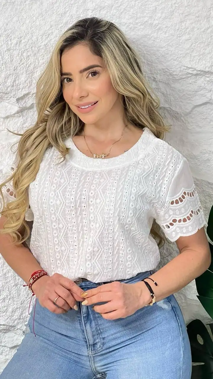Hermosa blusa en Ojalillo 👚😍 3