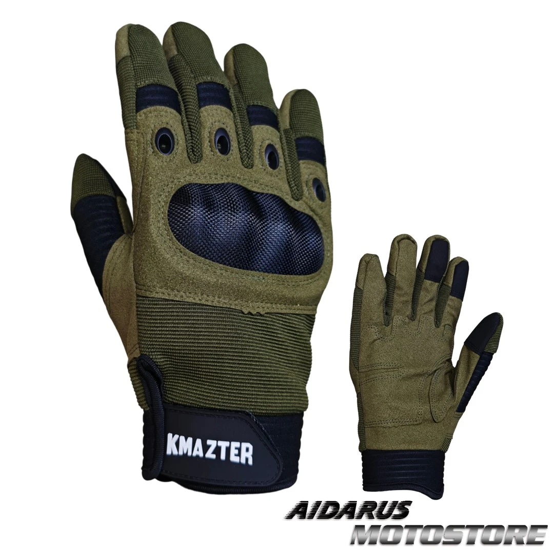 GUANTES PARA MOTO KM21 VERDE