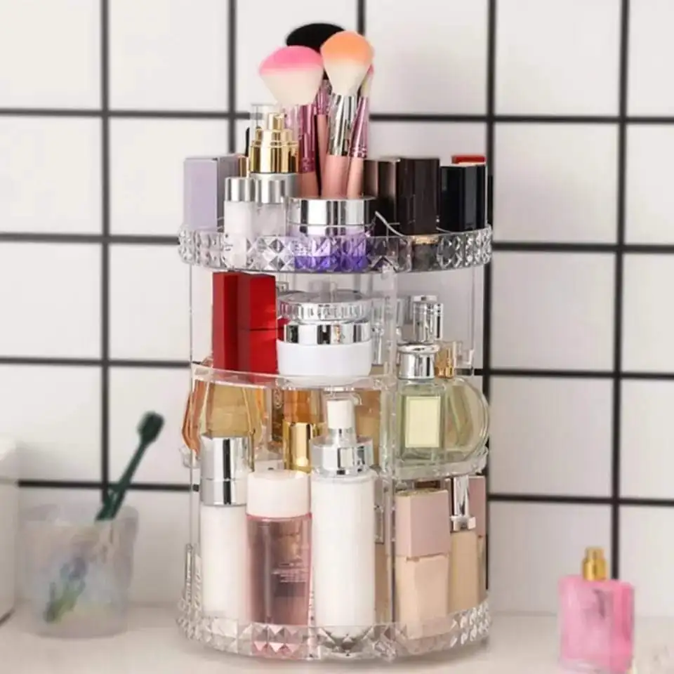 Organizador de maquillaje giratorio 2