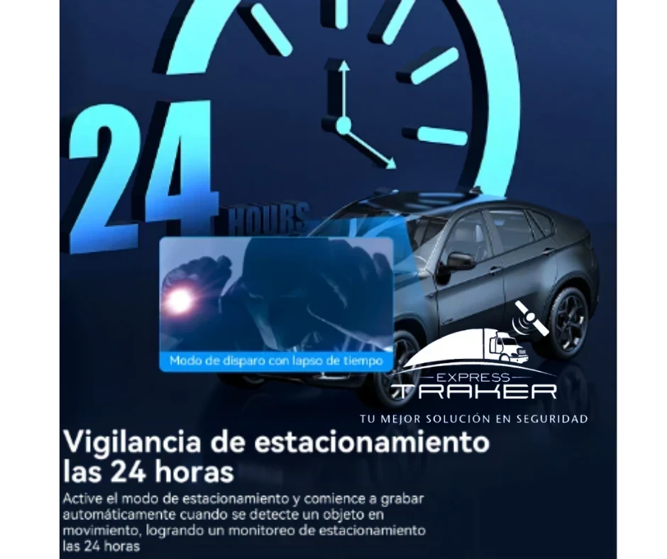 DASHCAM 3 CÁMARAS WIFI 64GB FIJA 4