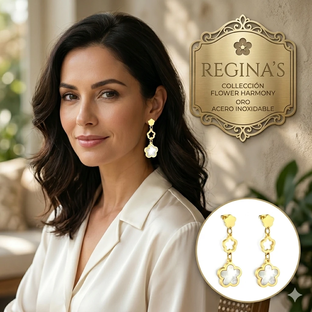Aretes tipo van cleff 