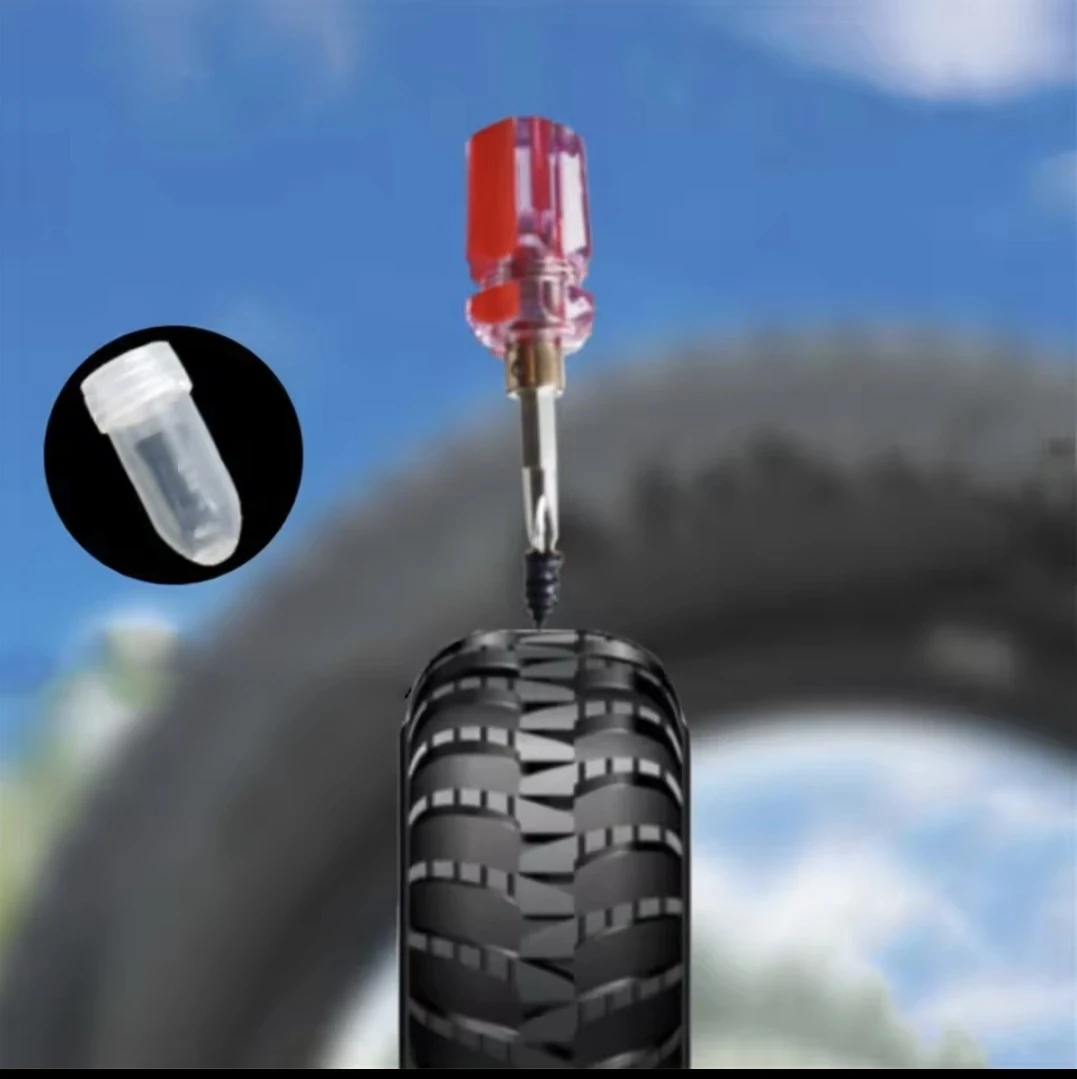 Tornillos autoroscantes de goma para pinchazos x 10unds 3