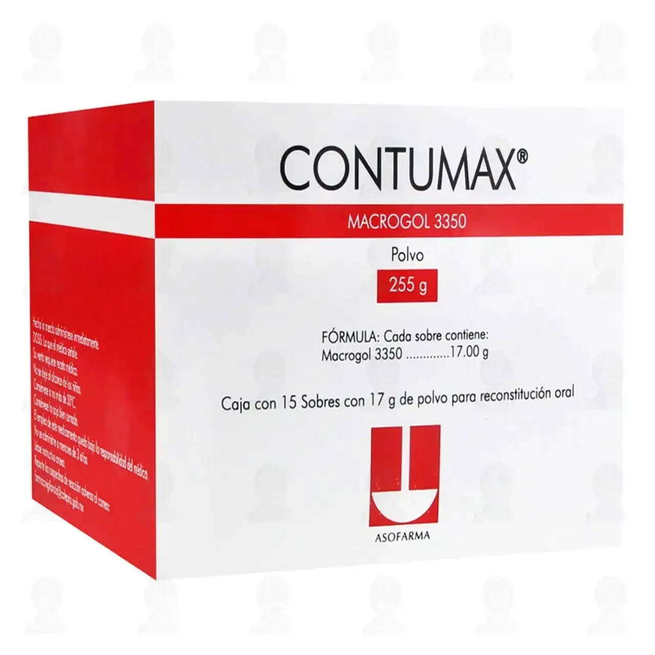 Contumax 255 gr, 15 Sobres de 17 gr c/u.
