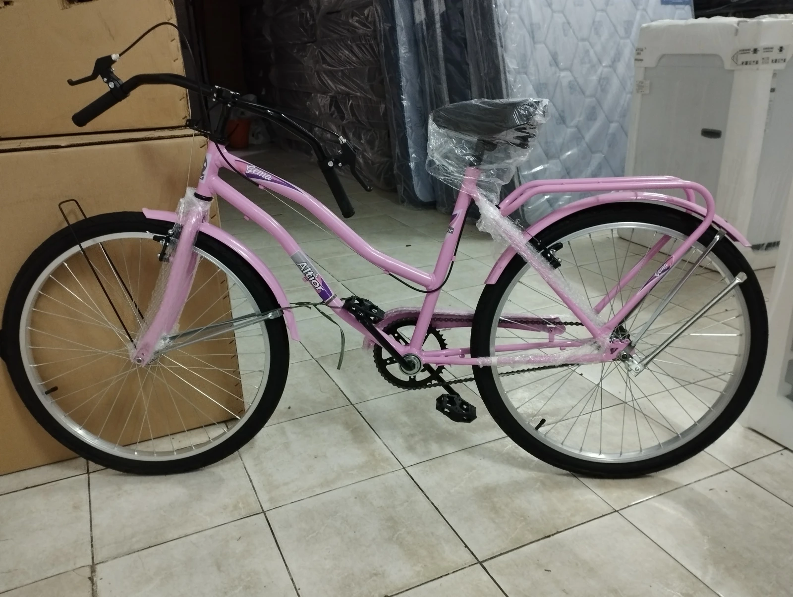 Bicicleta ALTIOR Dama Gema Paseo Rosa Rod. 29