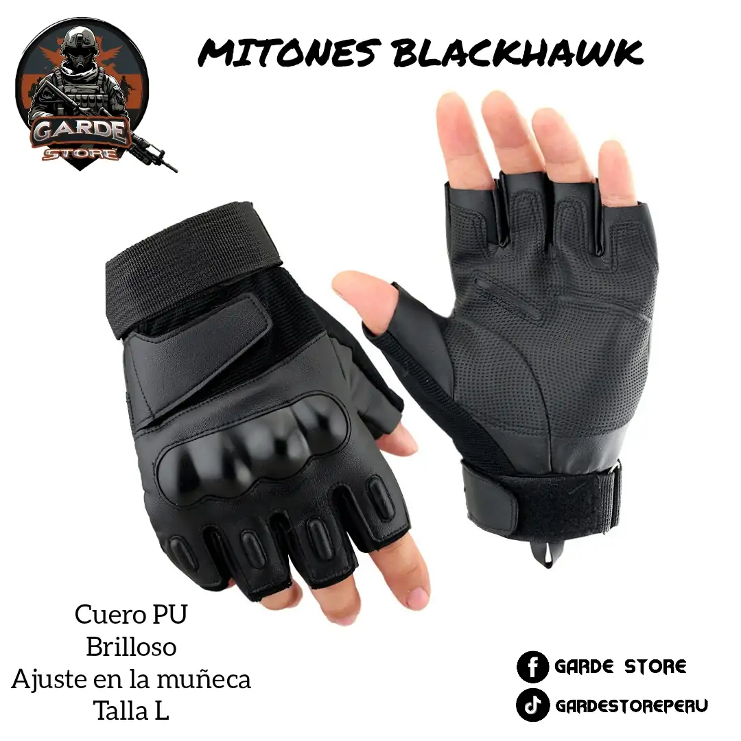 Mitones BLACKHAWK cuero PU 2