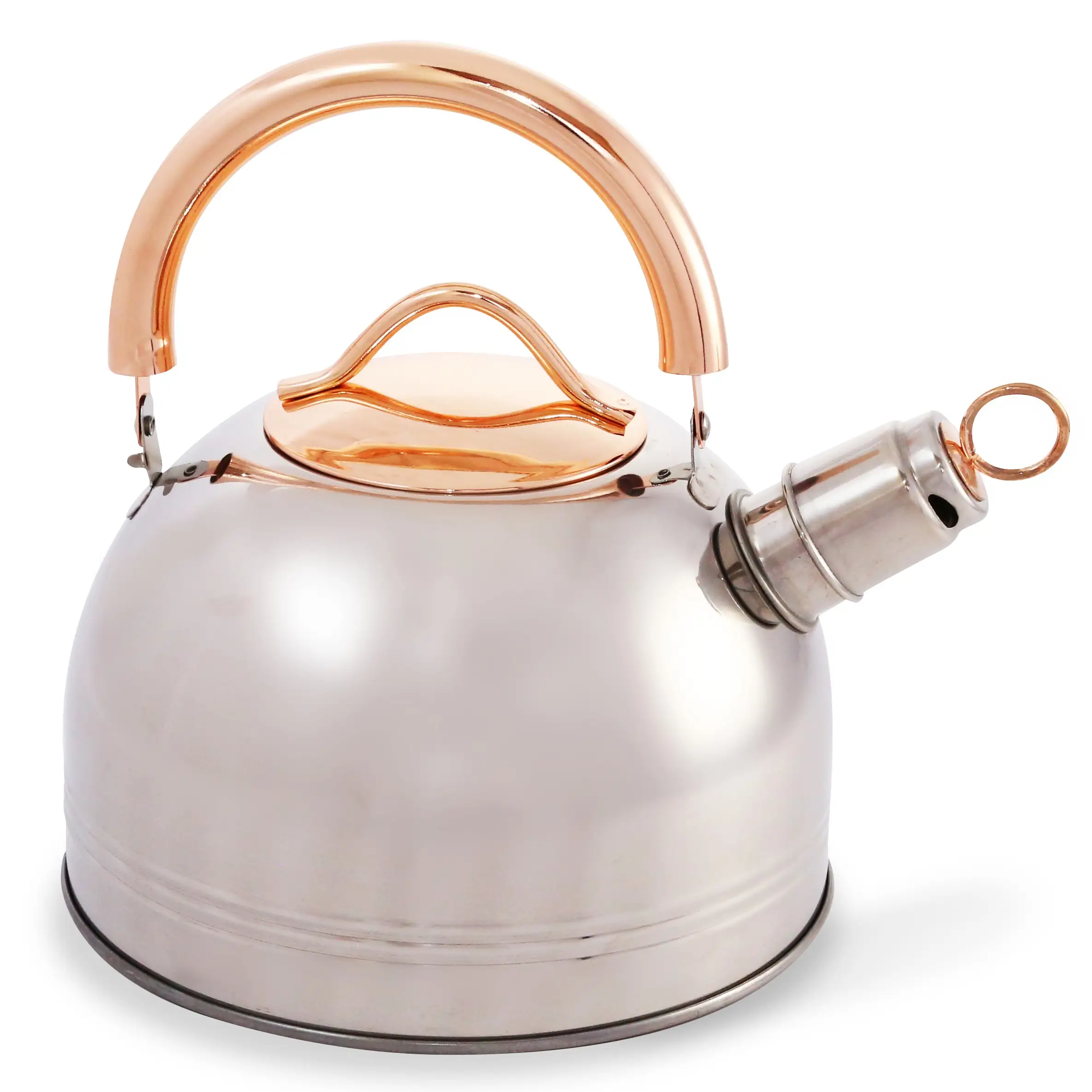 Batería de acero inoxidable con tetera 12 piezas  2