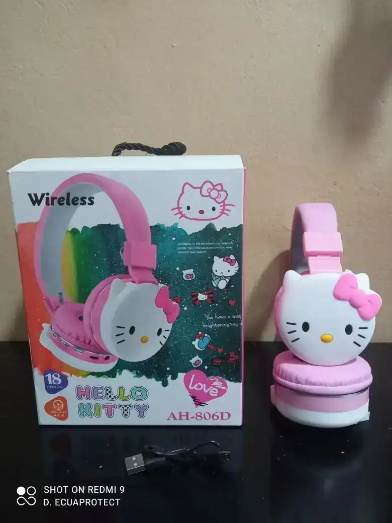 AUDIFONO INALAMBRICO HELLO KITTY 🐱🎧