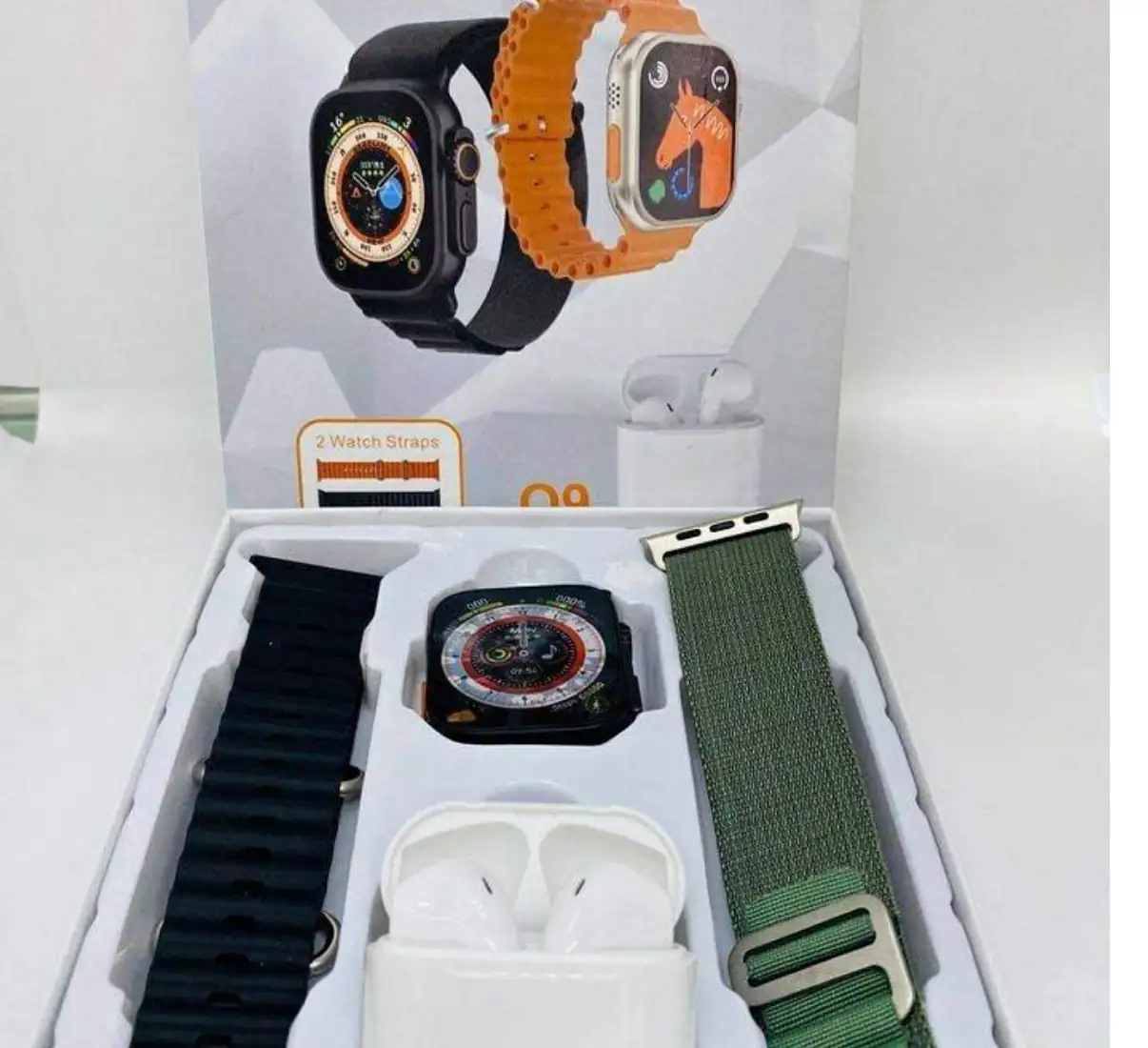 Combo Reloj Q9 3