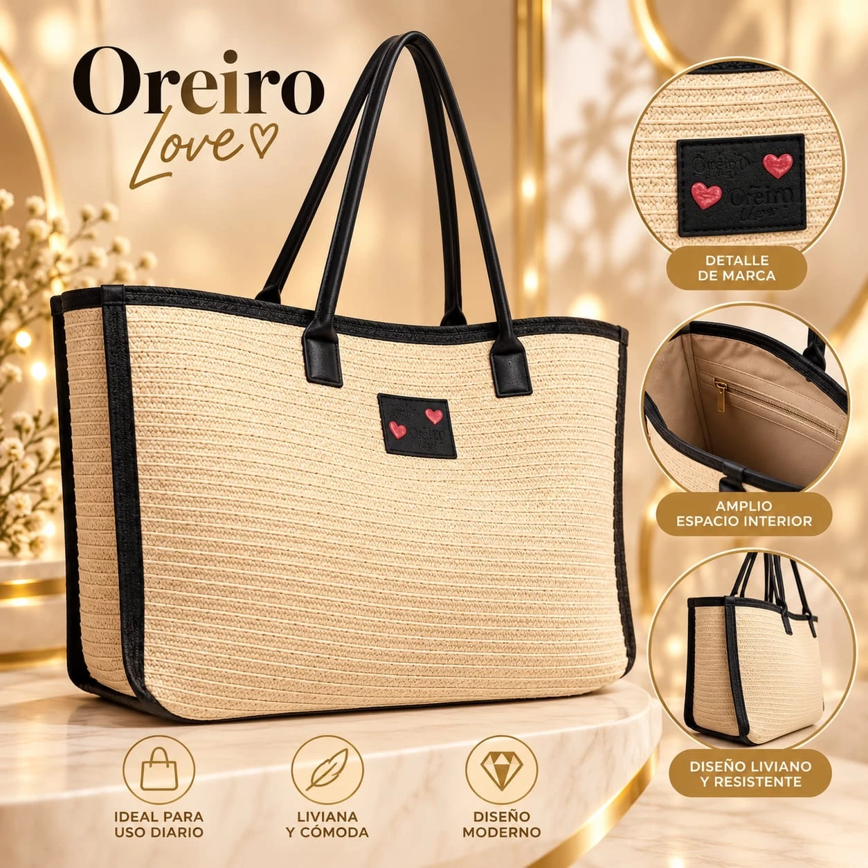 CARTERA OREIRO LOVE – TOTE