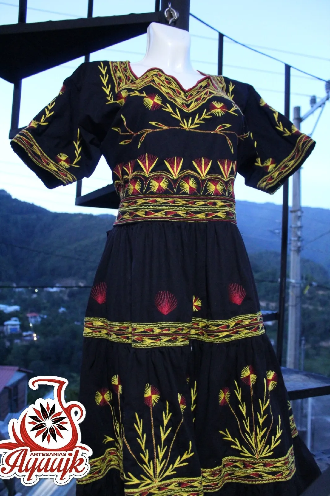 vestido honor ayuujk  2