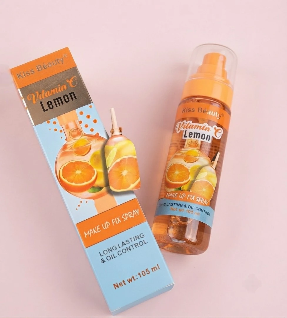 Fijador de Maquillaje 105ml Vitamin C Lemon Kiss Beauty 2