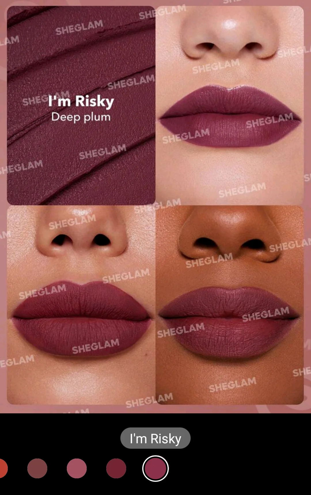 Labial en barra matte sheglam 2