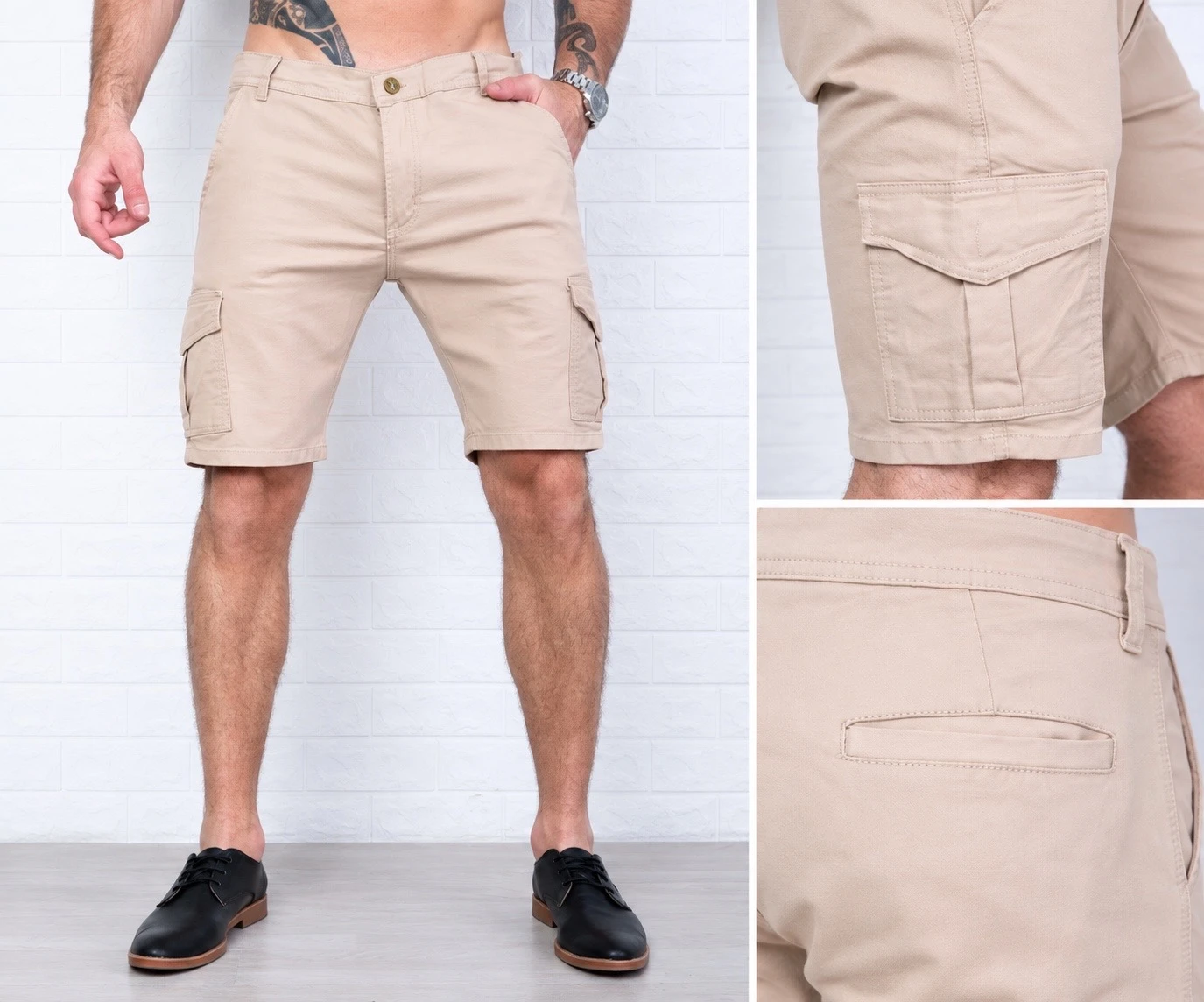 BERMUDAS CARGOS GABARDINA CHINAS
