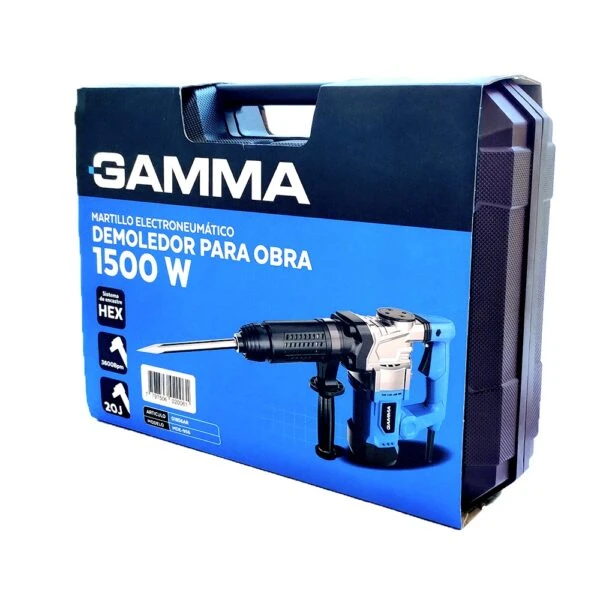 MARTILLO DEMOLEDOR ELECTRONEUMÁTICO GAMMA G1956AR  4