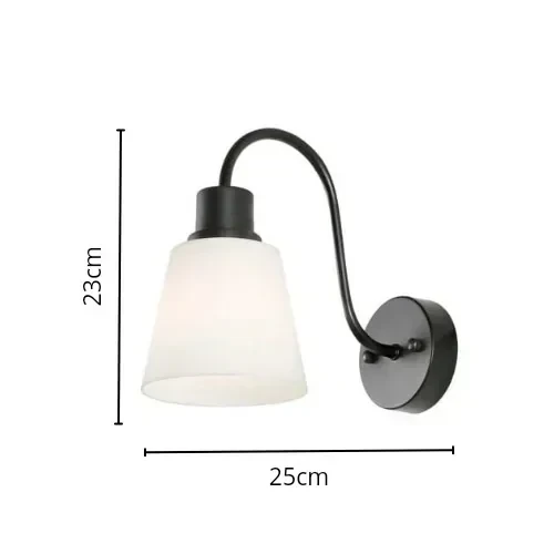 LAMPARA PARED CONO BLANCO 1L E27 2