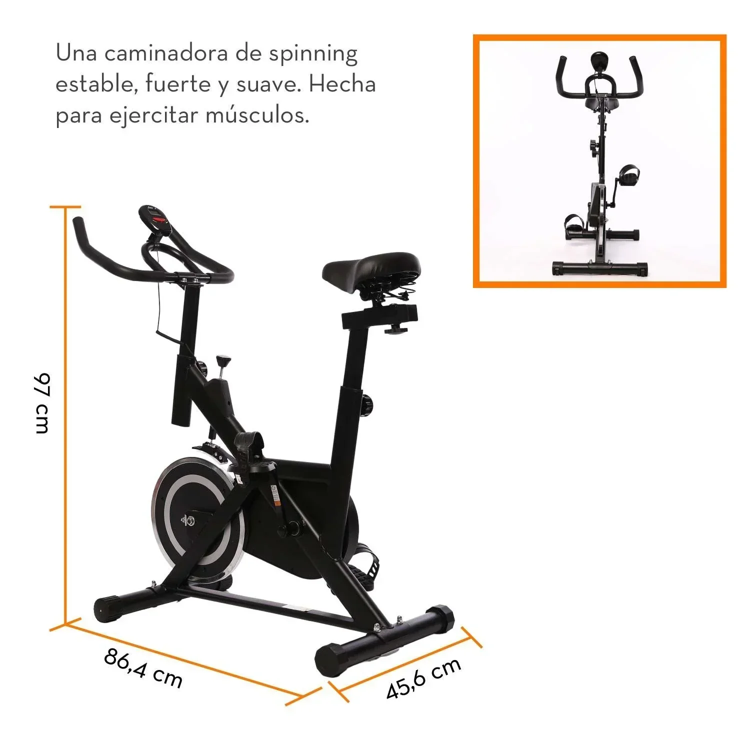 Bicicleta Con Monitor Spinning URBAN FIT  3