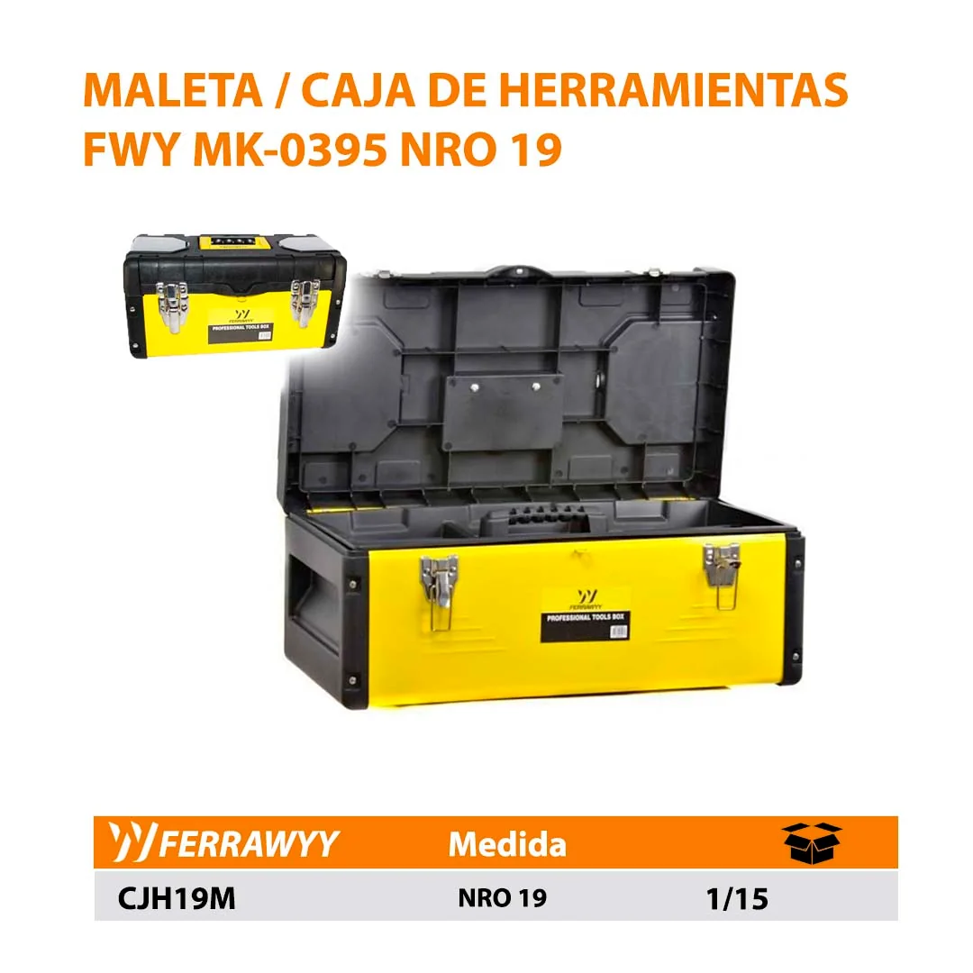 MALETA / CAJA DE HERRAMIENTAS FWY MK-0395 NRO 19