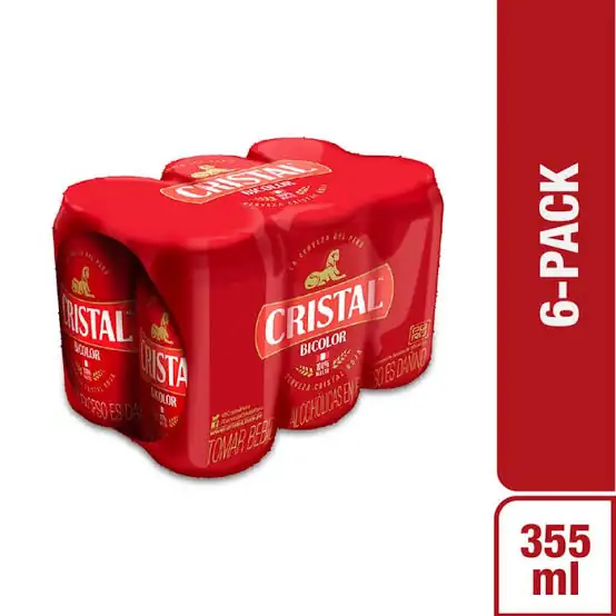 CERVEZA CRISTAL SIX PACK LATA 2