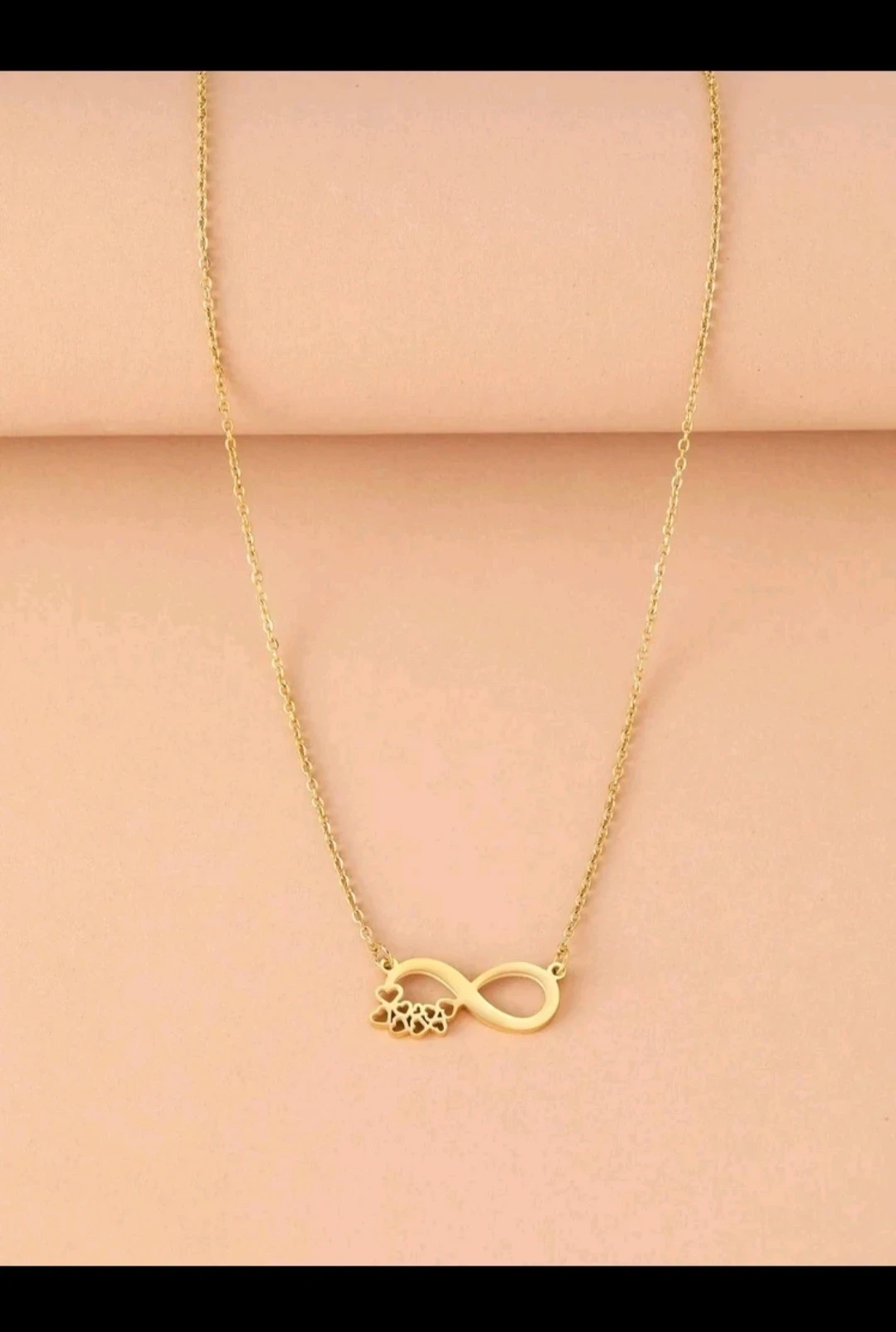 Collar colgante diseño de infinito ♾️ 4