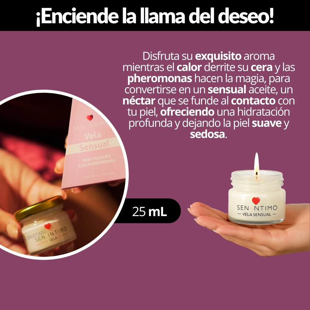 Vela aceite corporal para masajes  3