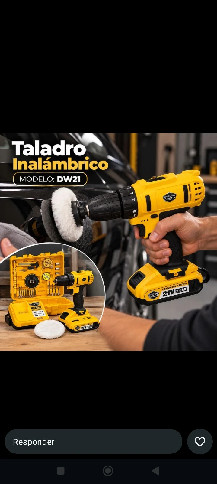 2 EN 1: TALADRO Y PULIDORA INALÁMBRICO! 🚗🛠️