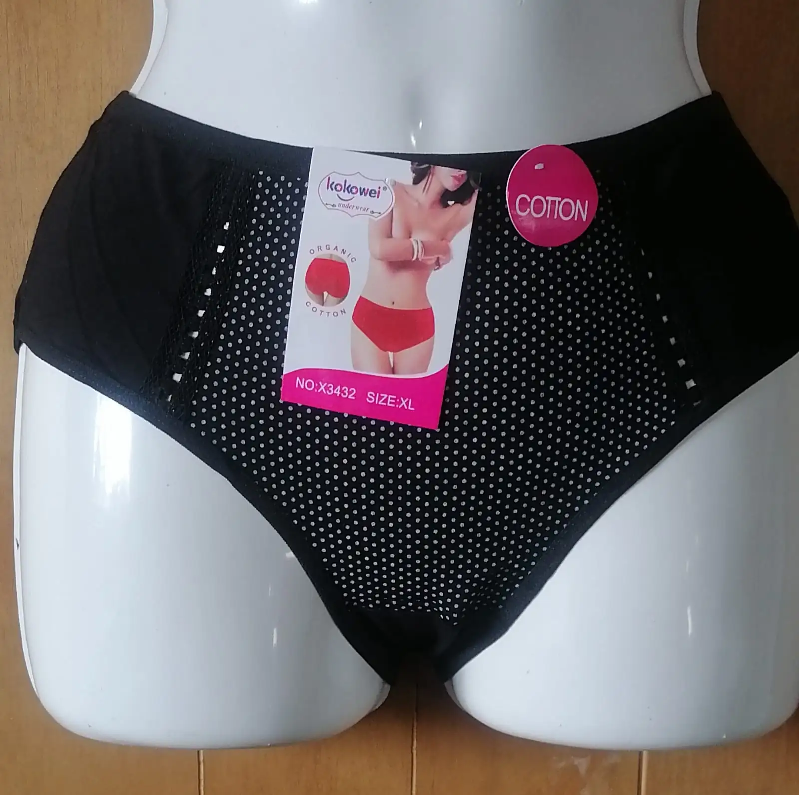 Panty puntitos negros  4