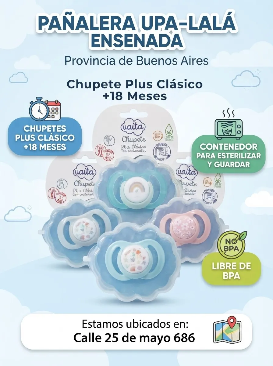 chupetes para mas de +18 meses