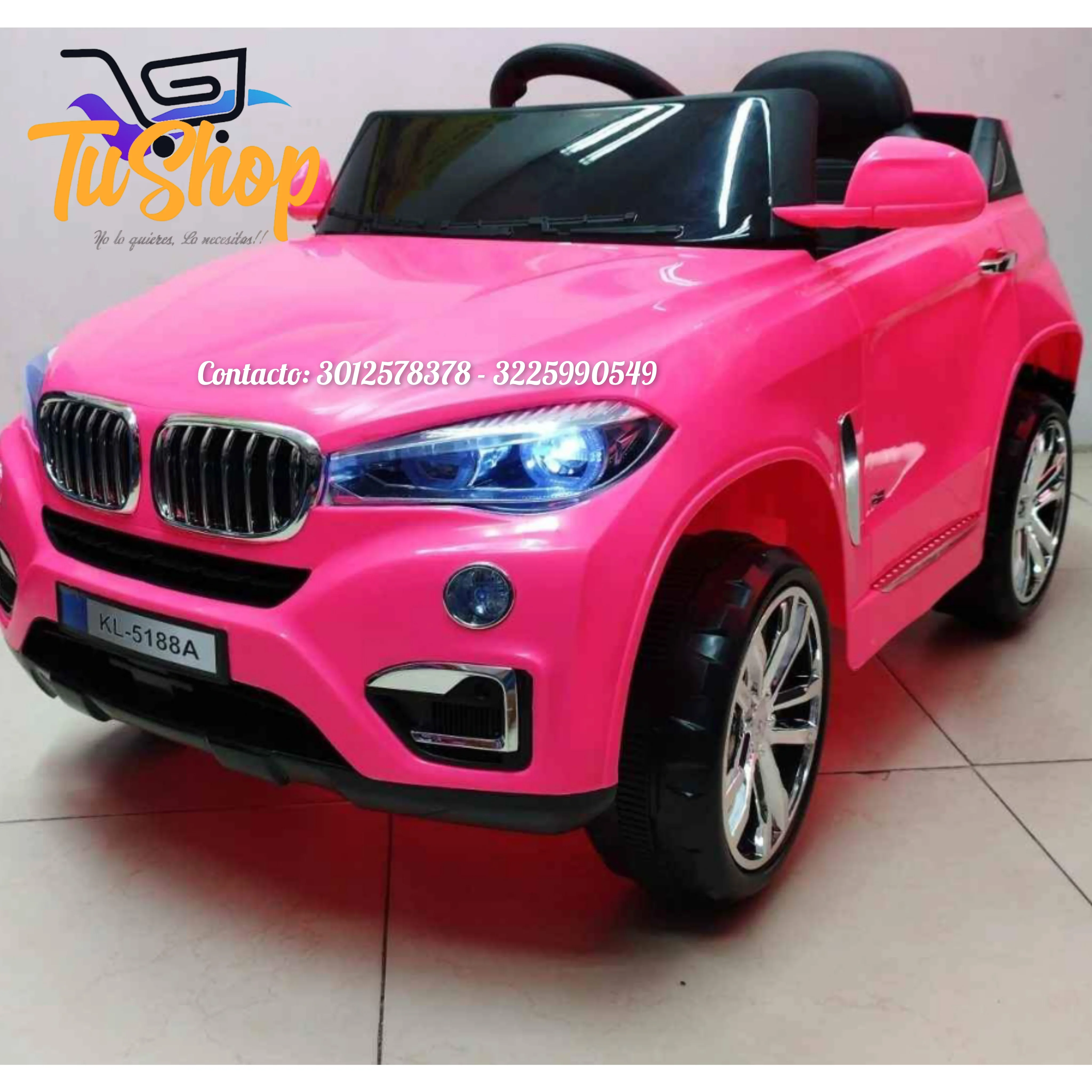 Camioneta X5 Rosa Montable USB BLUETOOTH 