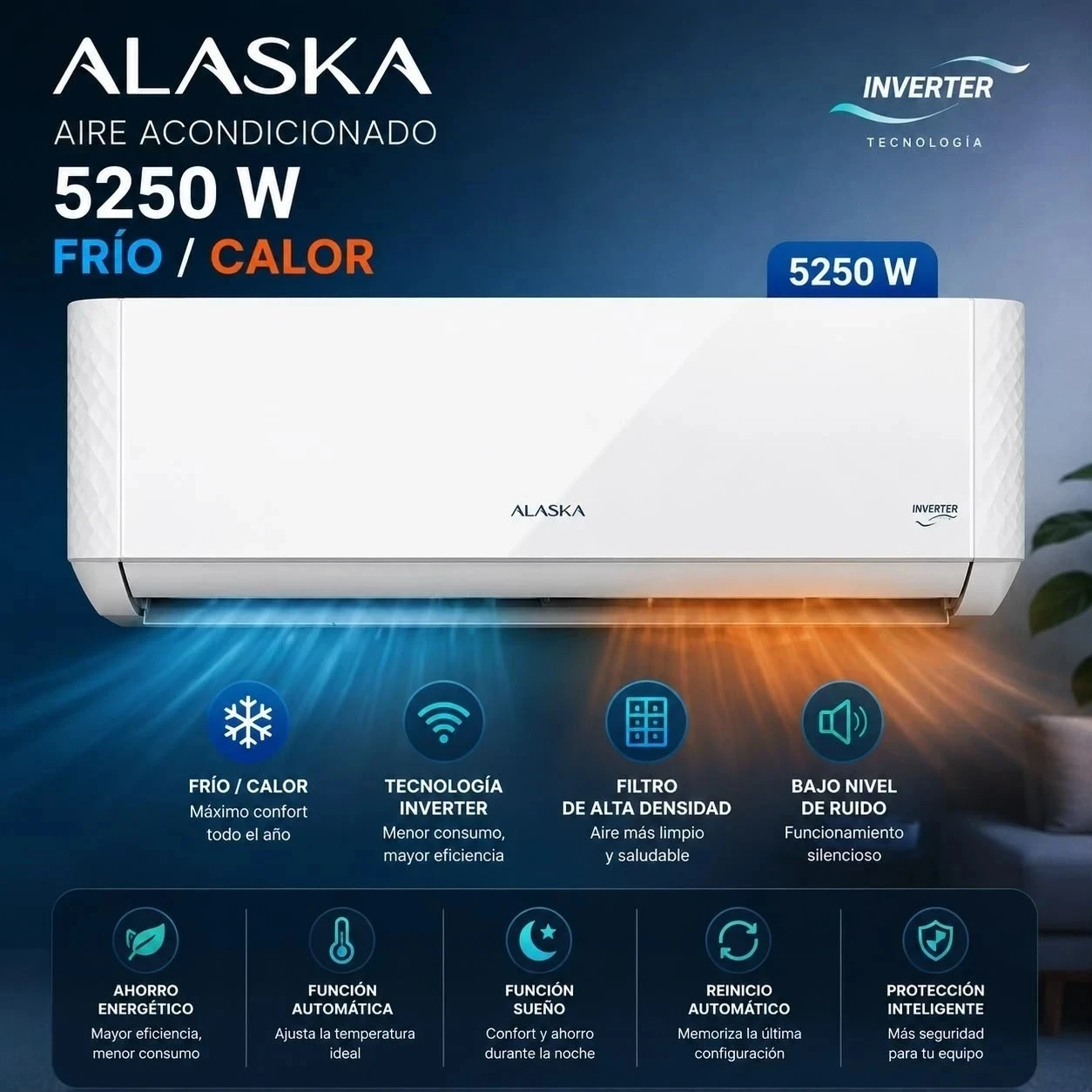 Aire Ac. ALASKA 5250W INVERTER PNB045691