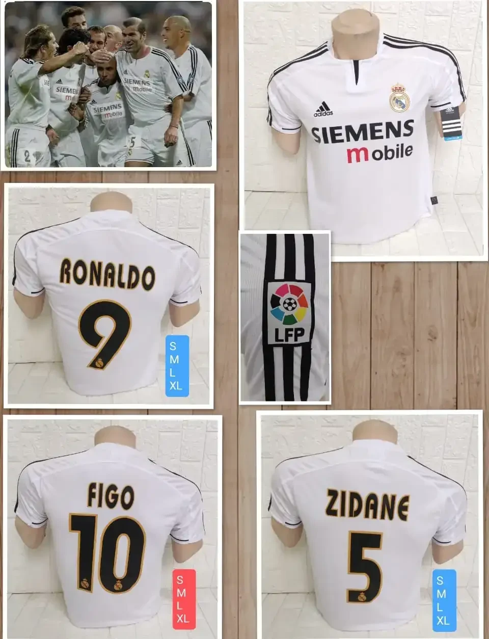 R Madrid Galácticos Retro Agotado 