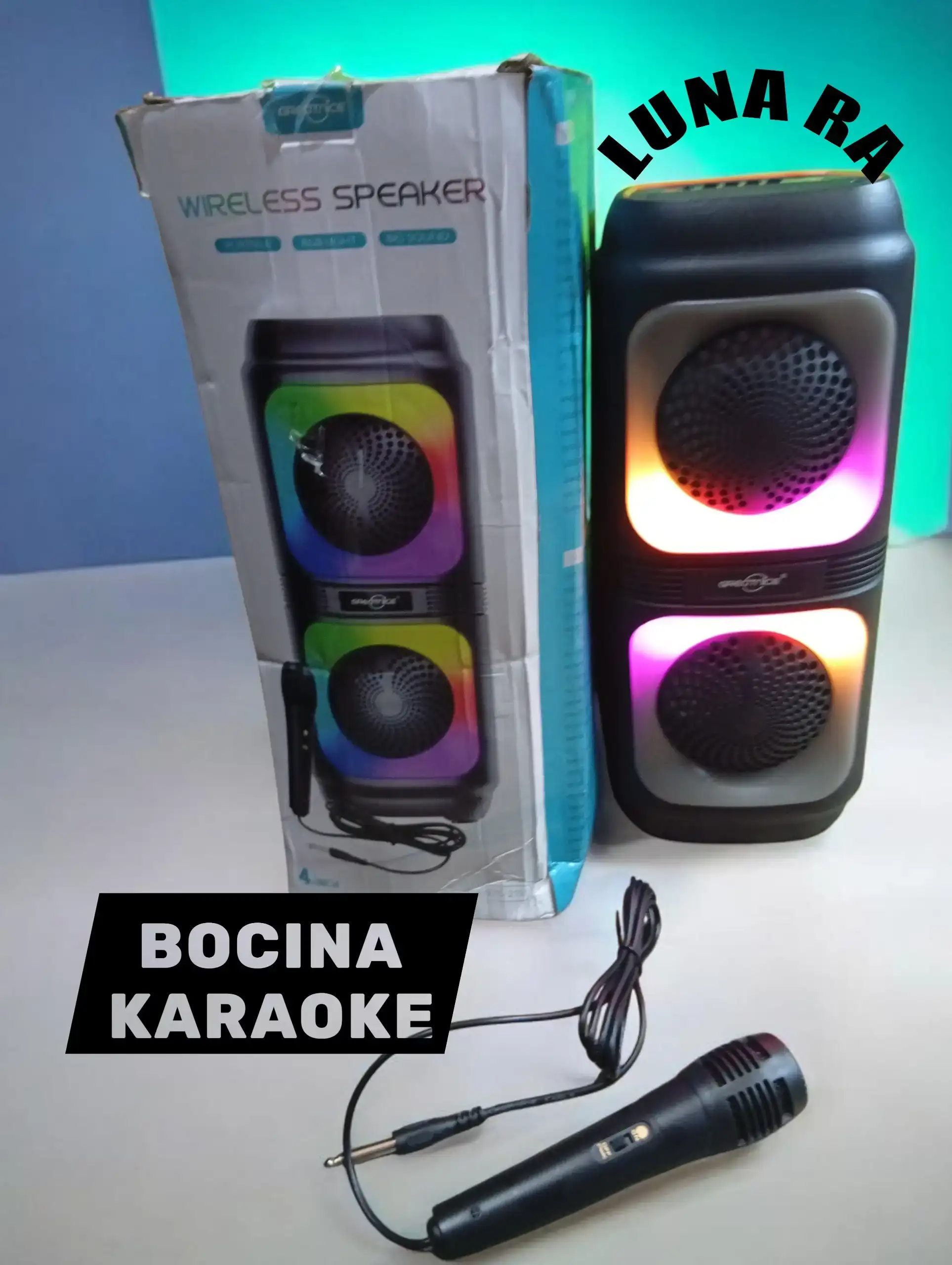 Bocina mediana karaoke