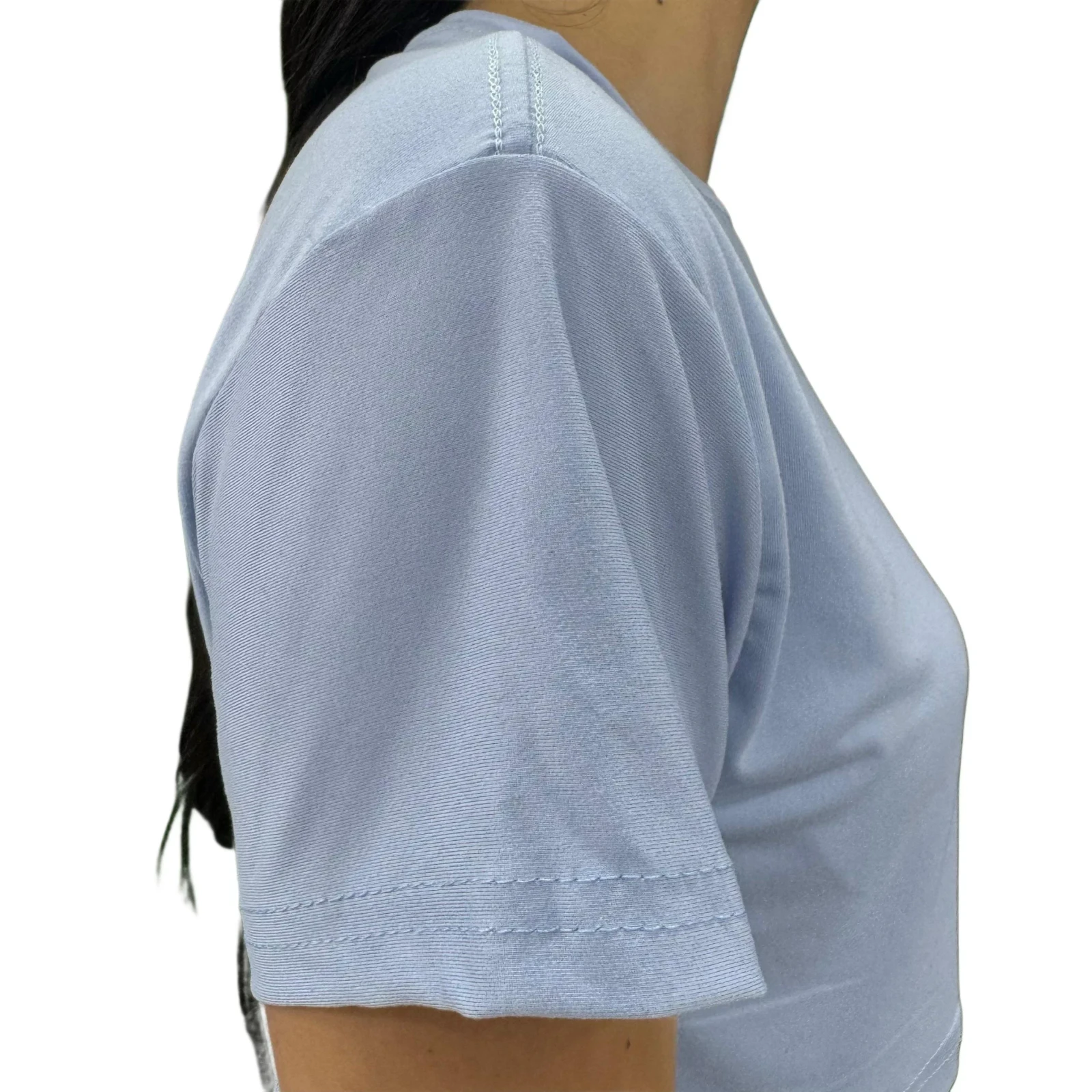  Crop Top Azul Hortensia Camiseta 2