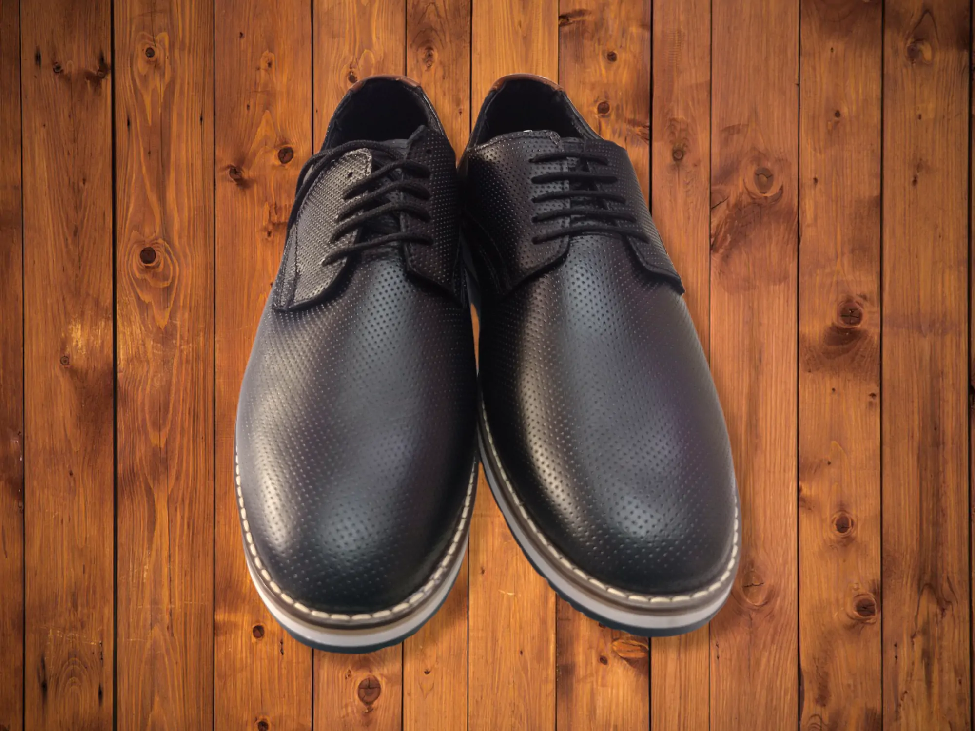 Zapatos para vestir, color negro 
